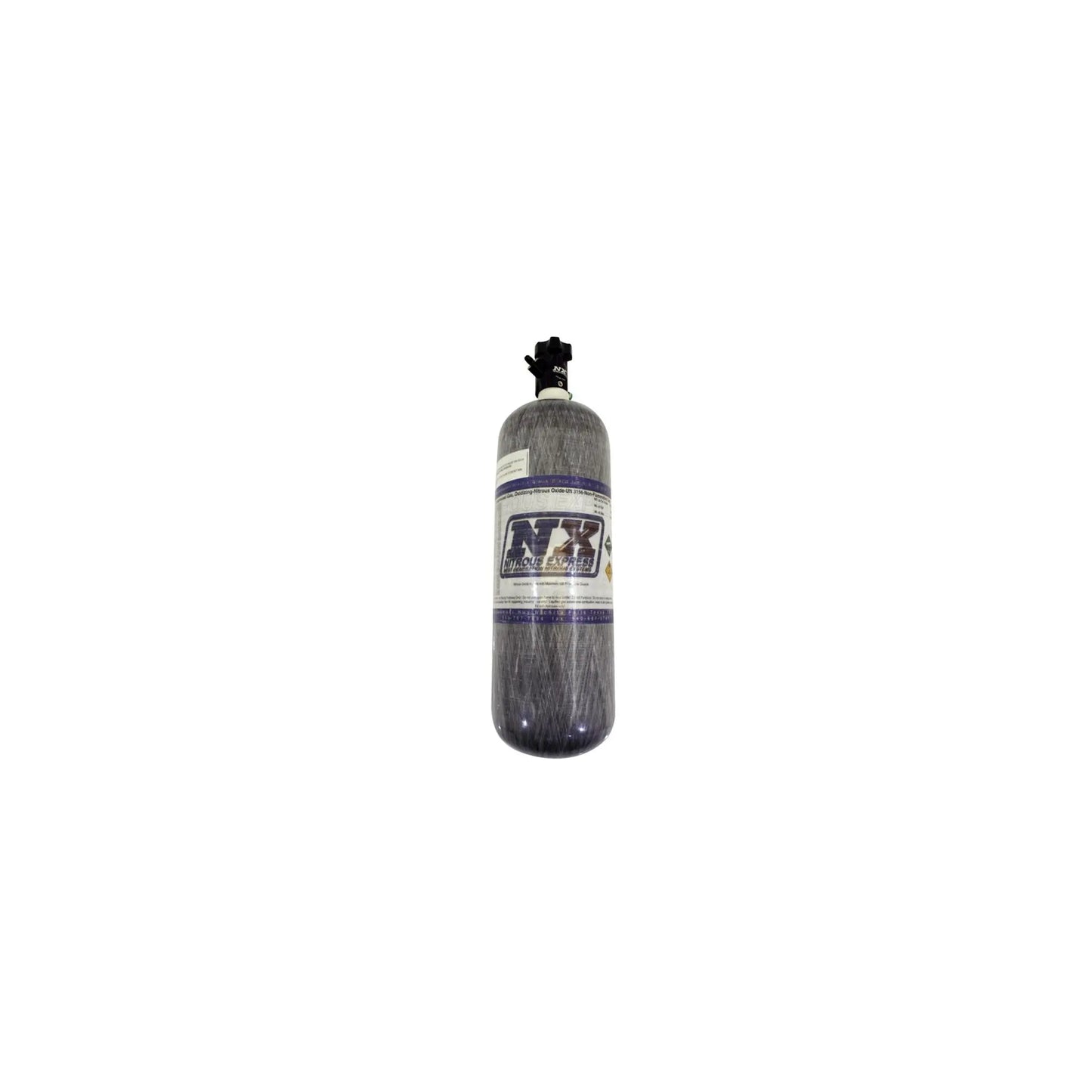NITROUS EXPRESS 12LB COMPOSITE BOTTLE LIGHTNING 500 VALVE 4AN NIPPLE