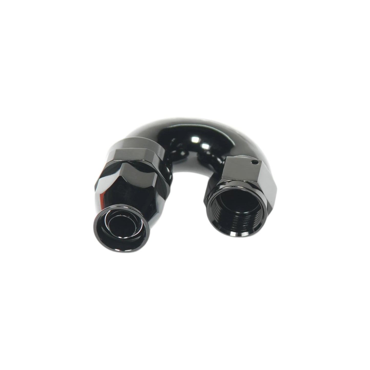 CONEXÃO DA EXTREMIDADE DA MANGUEIRA PTFE AN-10 - 180 GRAUS
