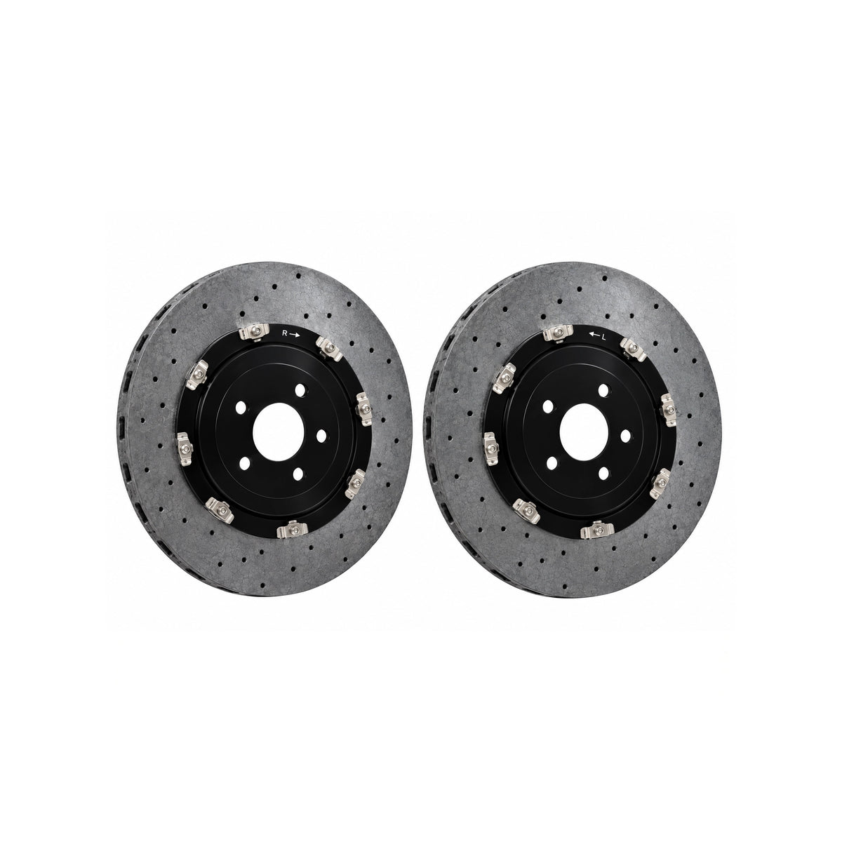 POWERSTOP NISSAN GTR CARBON CERAMIC FRONT ROTORS CCB-JBR-1582XR/L