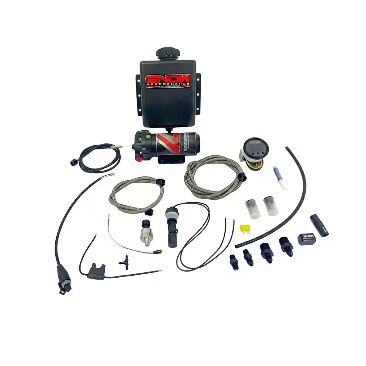 KIT DE ÁGUA/METANOL SNOW PERFORMANCE STAGE 2.5 | MALHA DE AÇO INOXIDÁVEL