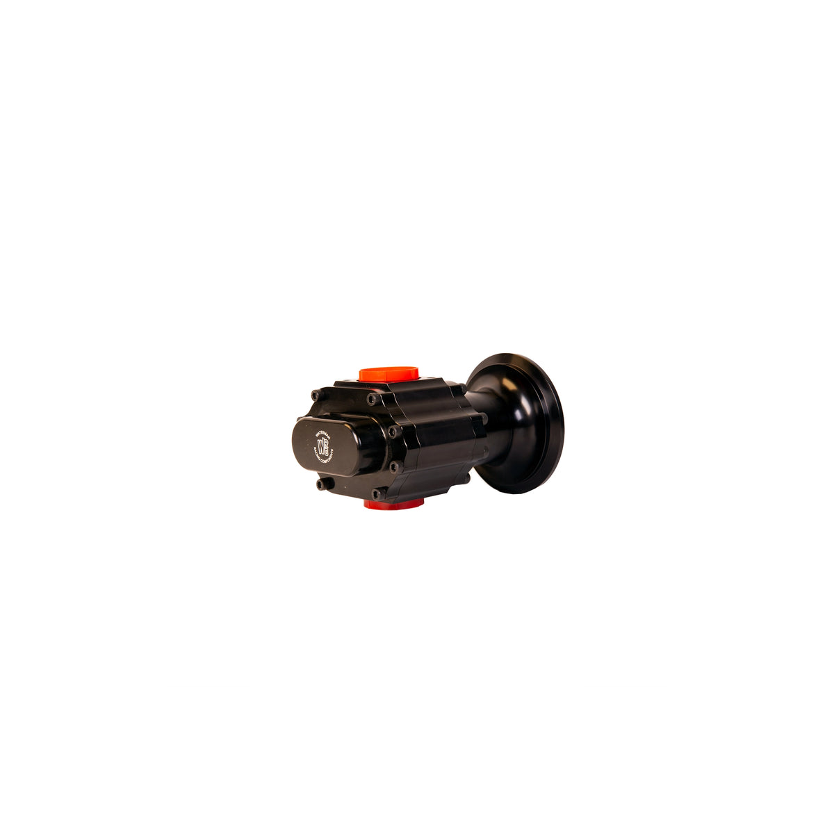 WATERMAN RACING LIL BERTHA FUEL PUMP, REVERSE ROTATION, V-BAND, 3/8" HEX, ALUMINUM CENTER - WRC-21218