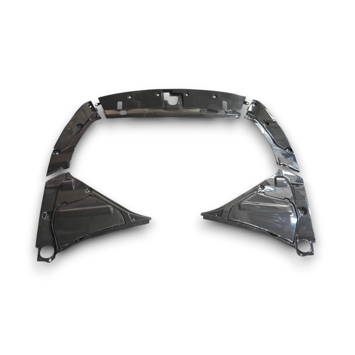 NISSAN GTR R35 CARBON FIBER ENGINE COMPARTMENT COVER SET