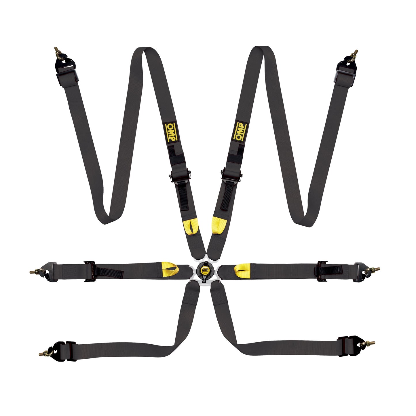 ARNÊS DE SEGURANÇA OMP (CINTO DE SEGURANÇA) FIRST 2″ FIA 8853-2016 PULL UP – AÇO ADJ