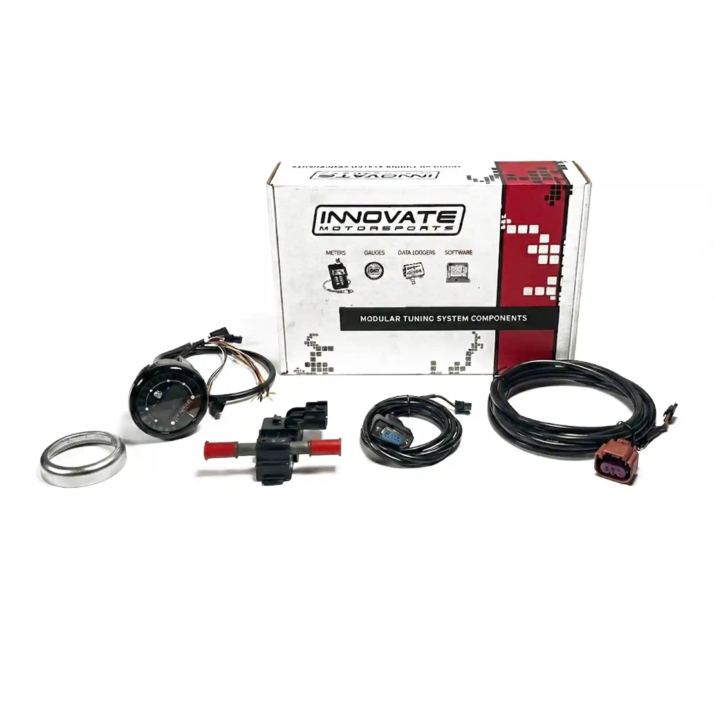 MANÓMETRO DE CONTEÚDO DE ETANOL E TEMPERATURA DE COMBUSTÍVEL INNOVATE MTX-D COM SENSOR | KIT FLEX FUEL