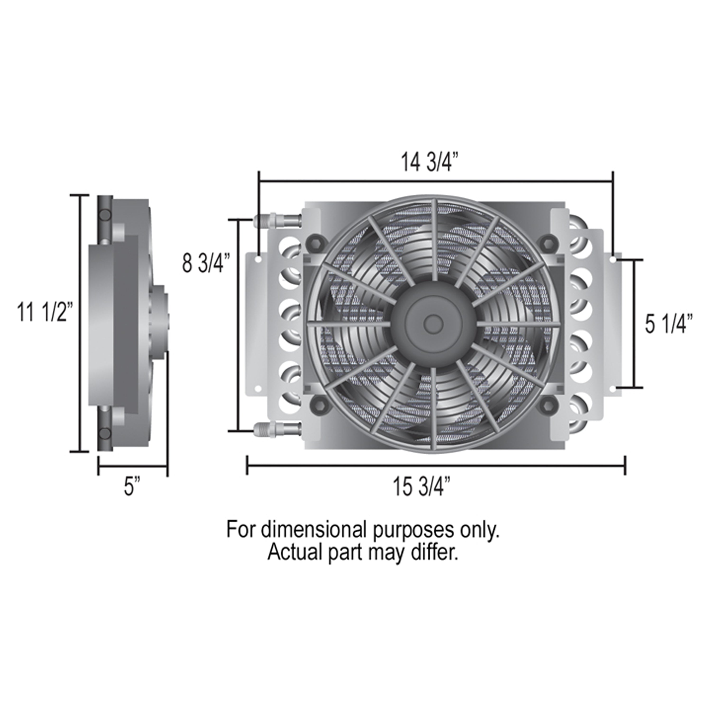 DERALE OIL COOLER 15800 - Subzero Motorsports - FOR NISSAN GTR R35