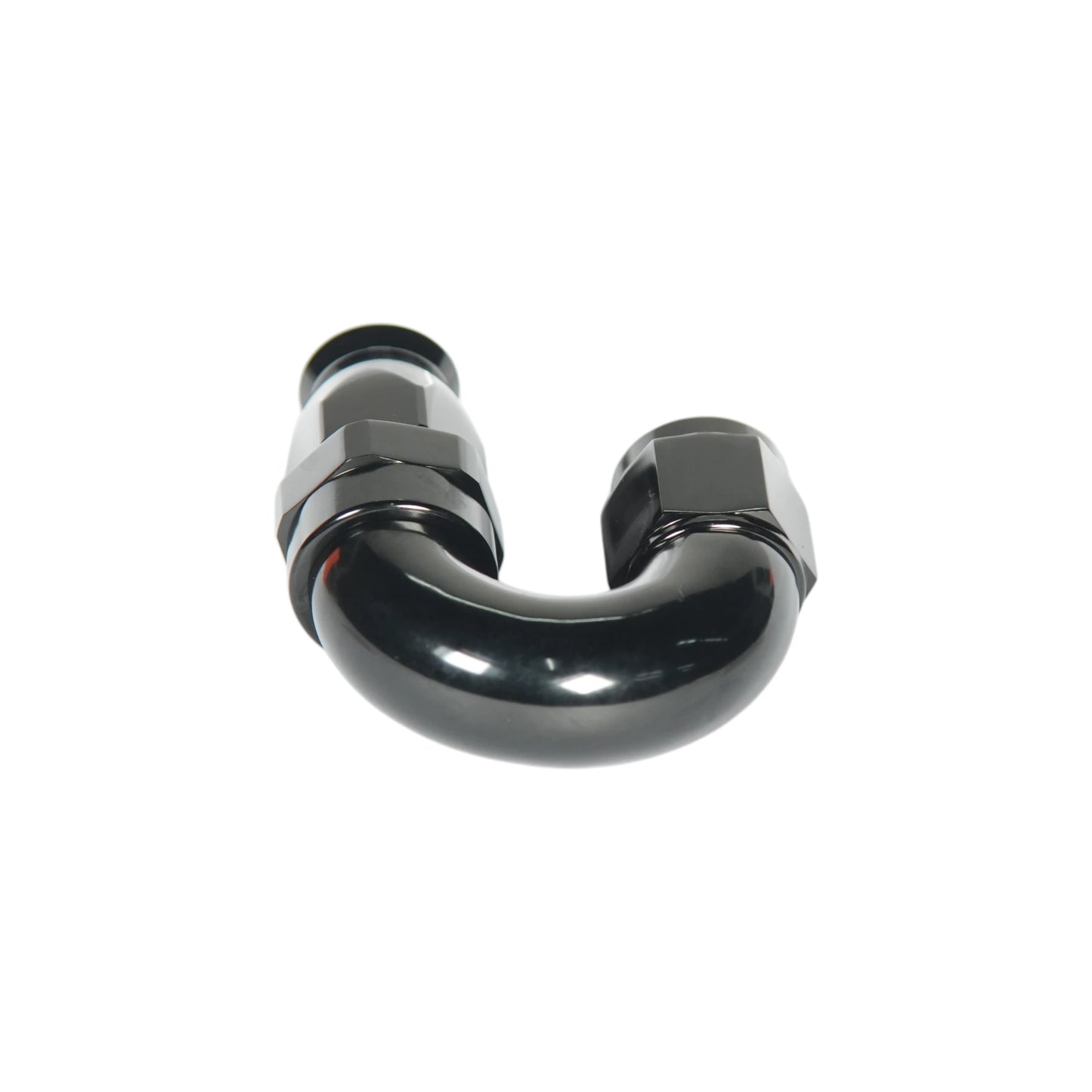 CONEXÃO DA EXTREMIDADE DA MANGUEIRA PTFE AN-10 - 180 GRAUS