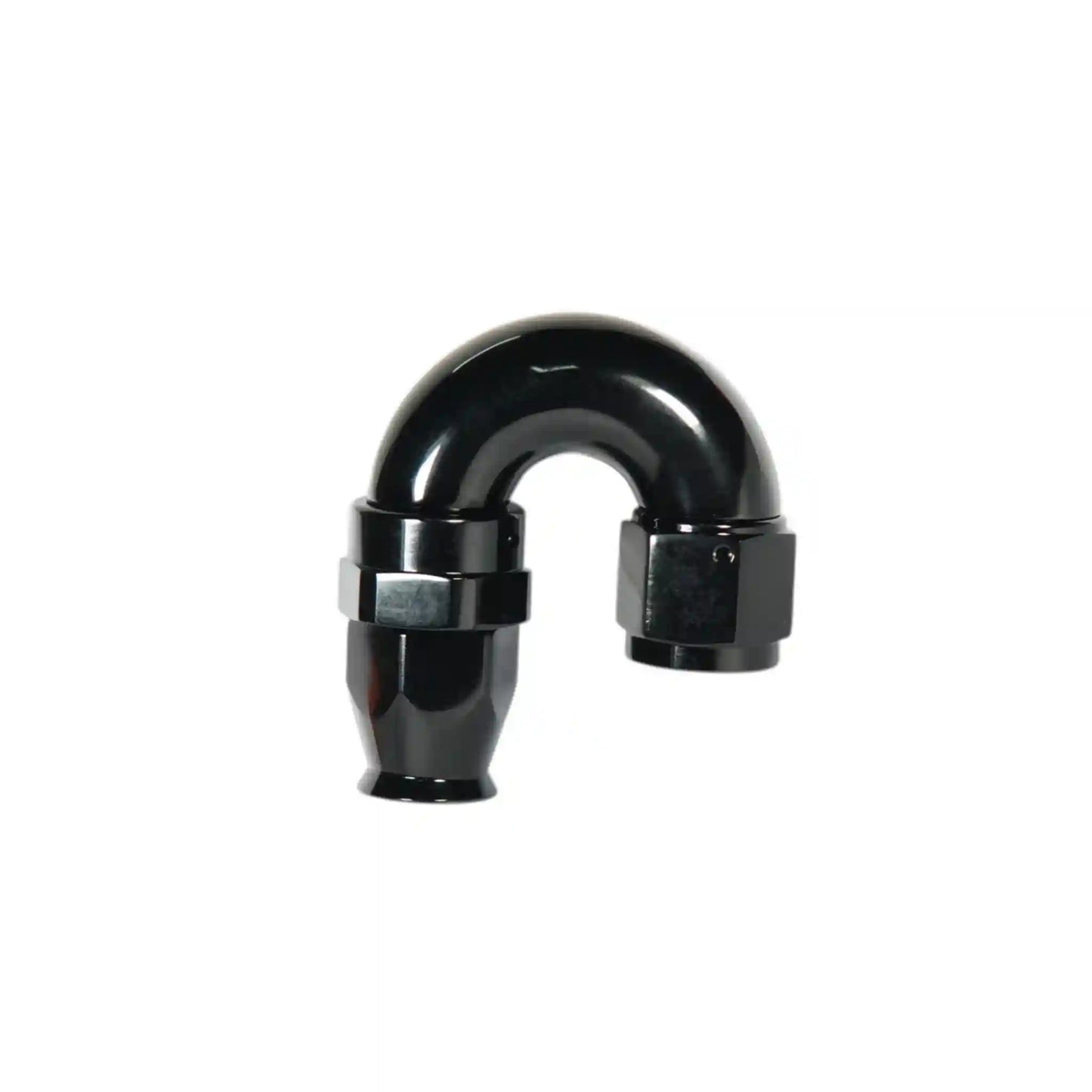 CONEXÃO DA EXTREMIDADE DA MANGUEIRA PTFE AN-10 - 180 GRAUS