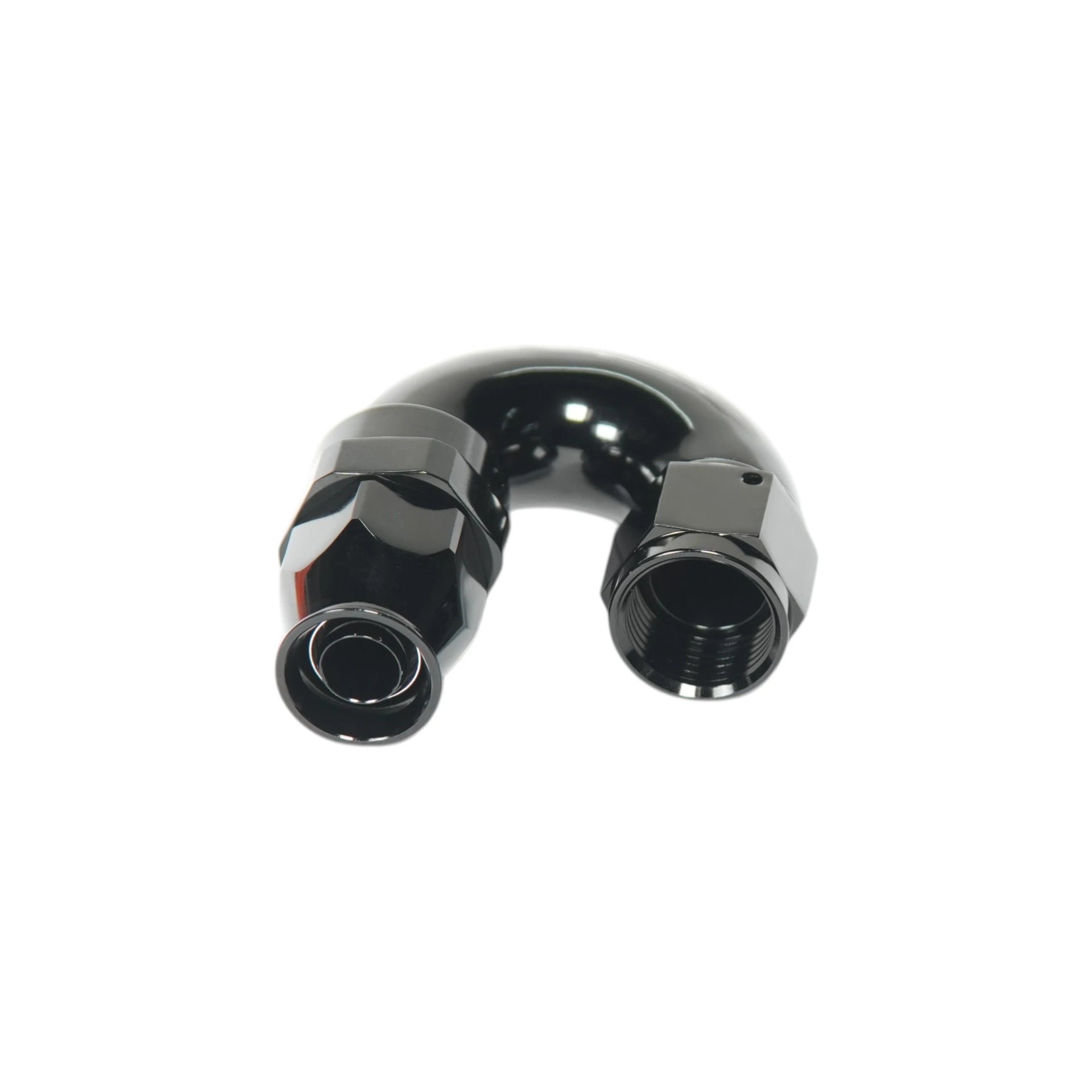 AN-6 PTFE HOSE END FITTING - 180 DEGREE