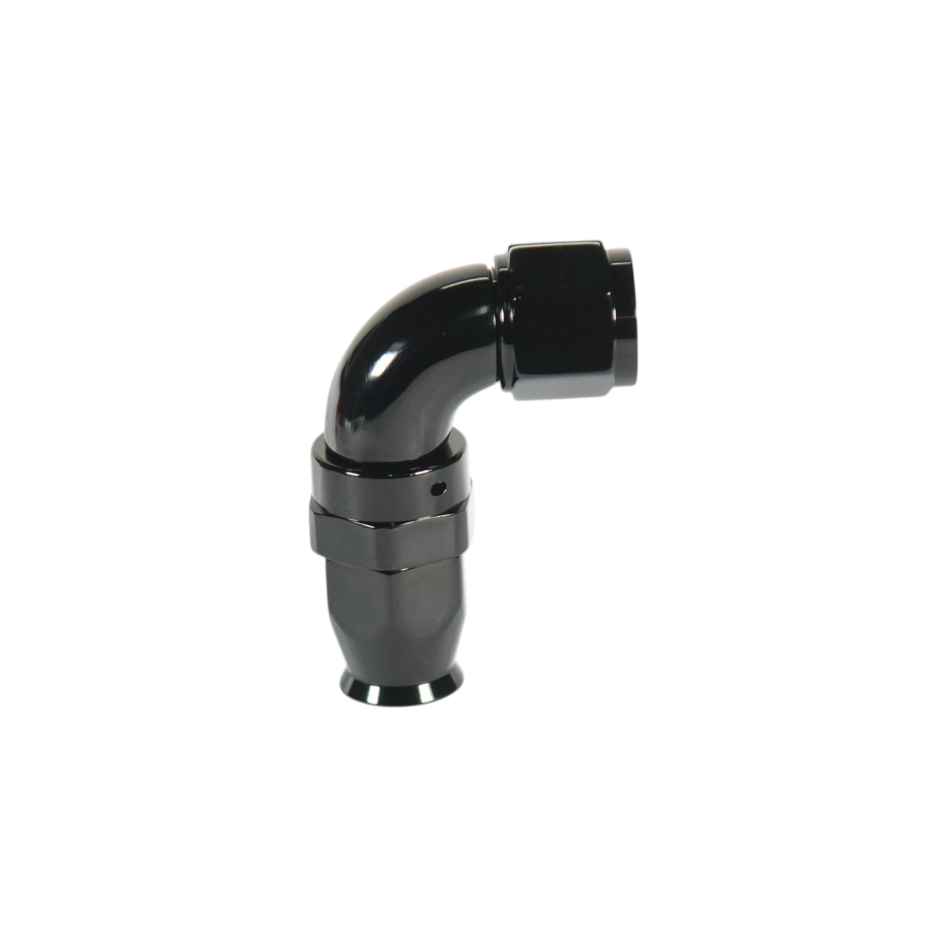AN-6 PTFE HOSE END FITTING - 90 DEGREE