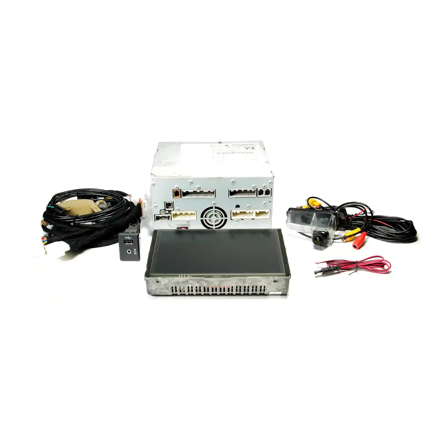 NISSAN GTR R35 KIT DE UNIDADE AV OEM COM ECRÃ E CABLAGEM