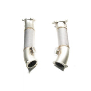SZM CATLESS DOWN PIPE COM PROTEÇÃO TÉRMICA NISSAN GTR R35