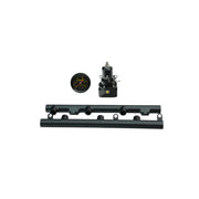 SZM FUEL RAIL KIT WITH AEROMOTIVE REGULATOR AND FUEL GAUGE