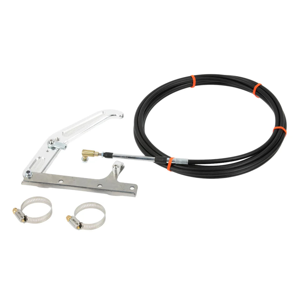 MOTION RACEWORKS BILLET PARACHUTE HANDLE RELEASE LEVER AND CABLE MOUNT KIT: 14-020 - Subzero Motorsports - FOR NISSAN GTR R35