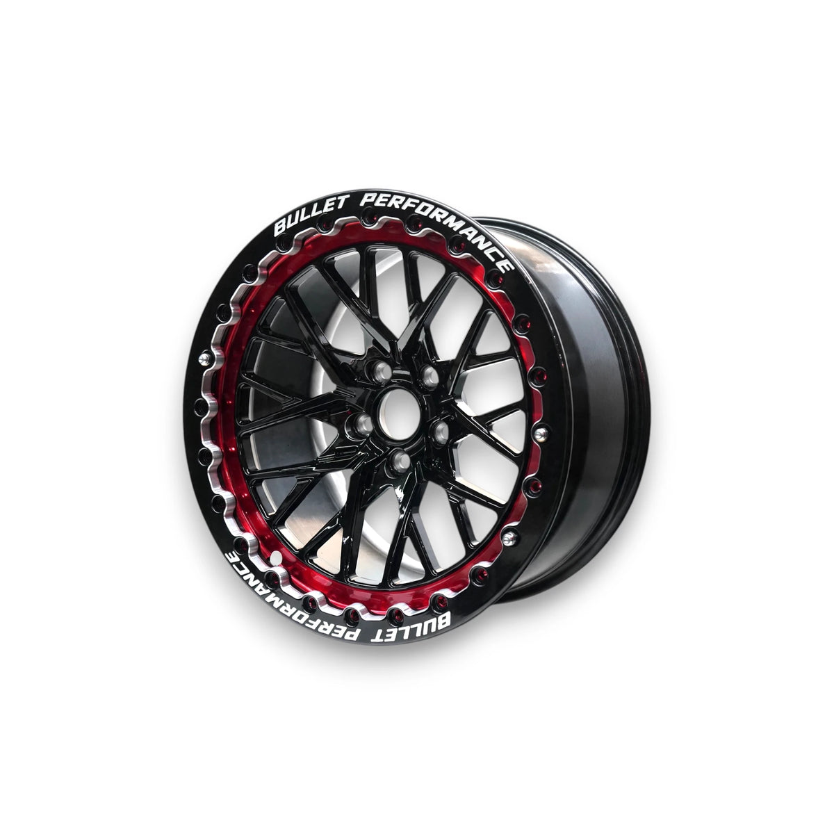 NISSAN GTR R35 BULLET RIMS 18" RED - FULL SET (FRONT 18X10J ET35 / REAR 18X11J ET18)