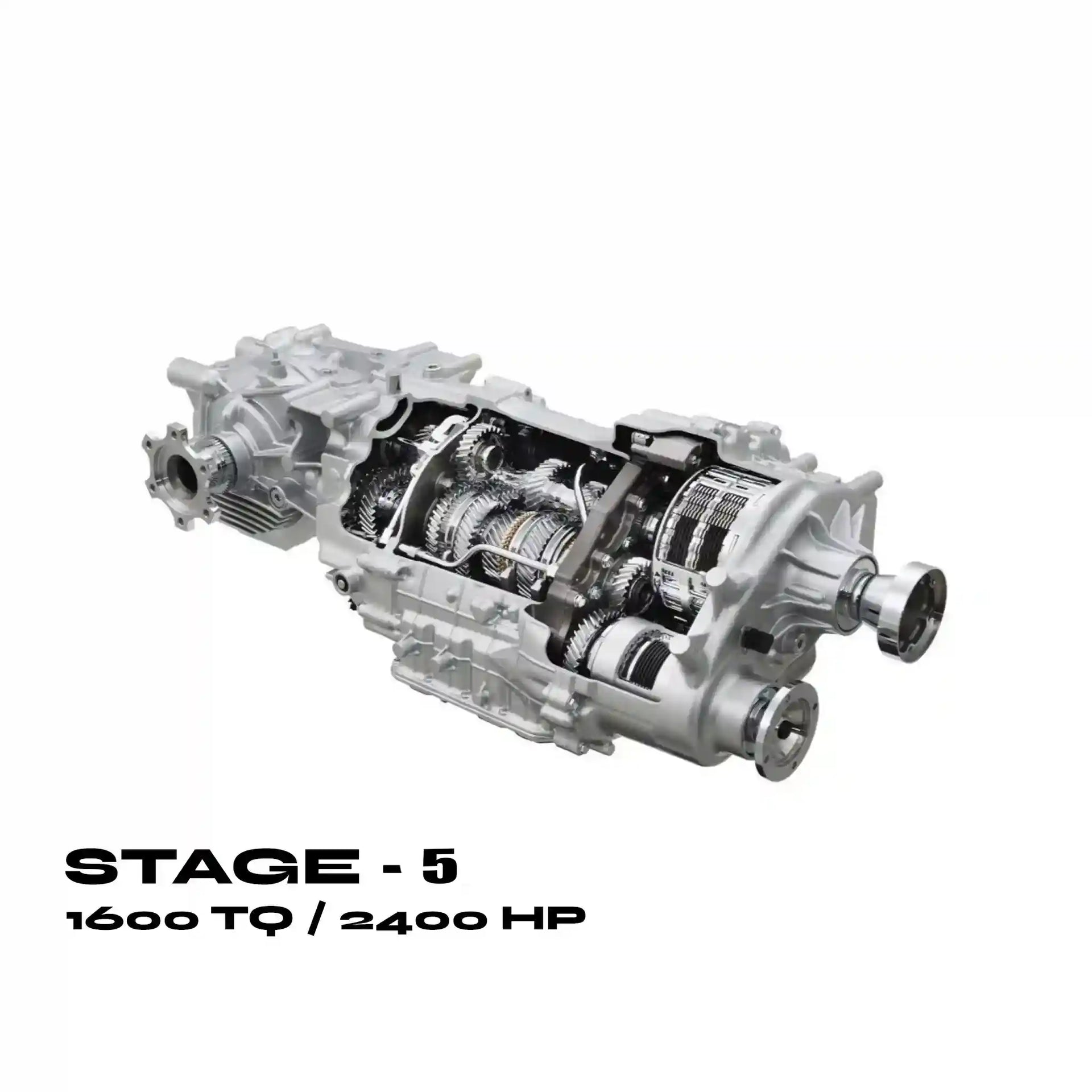 STAGE 5 – TRANSMISSION BUILD (1600 TQ / ~2400 HP)