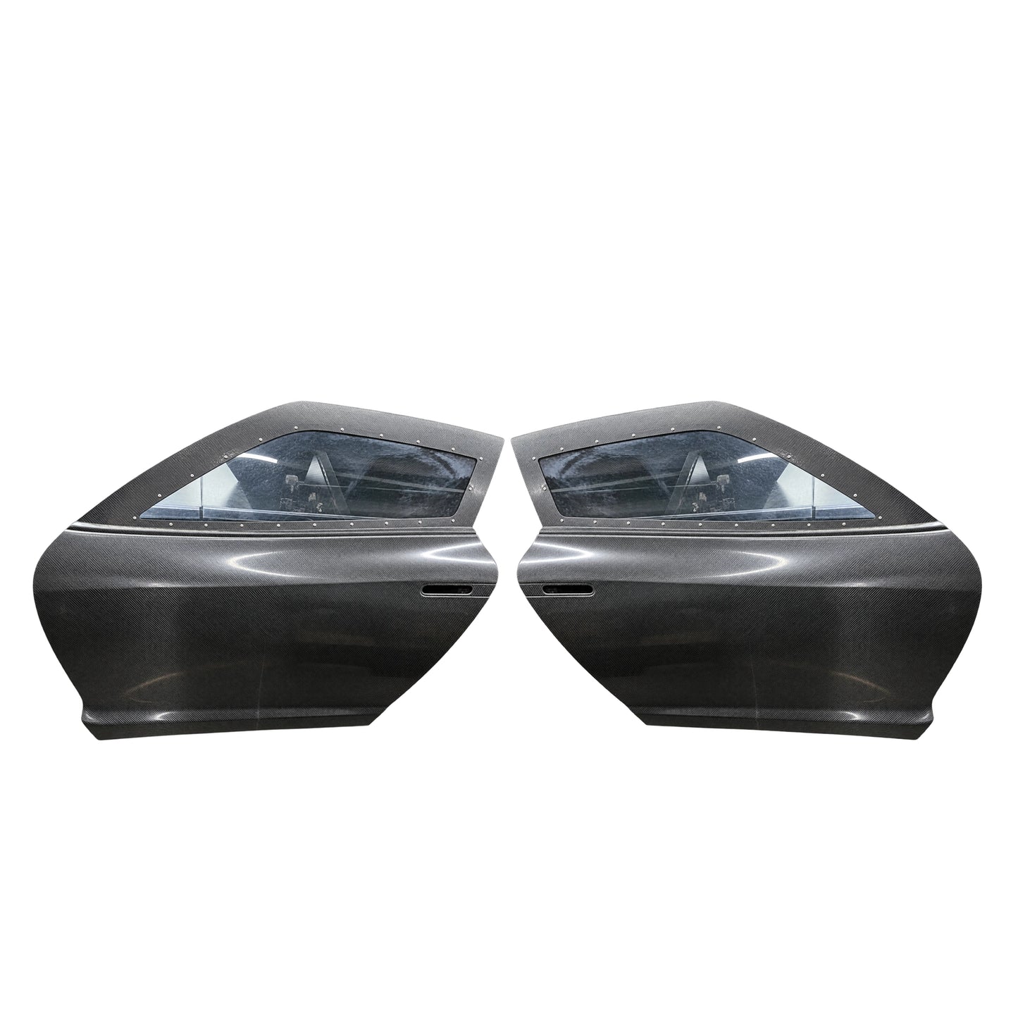 NISSAN GTR R35 OEM V2 DRY CARBON FIBER DOOR LEFT AND RIGHT