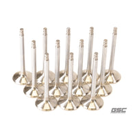 GSC POWER DIVISION 6.6MM STEM +1MM SUPER ALLOY EXHAUST VALVES NISSAN VR38DETT - Subzero Motorsports - FOR NISSAN GTR R35