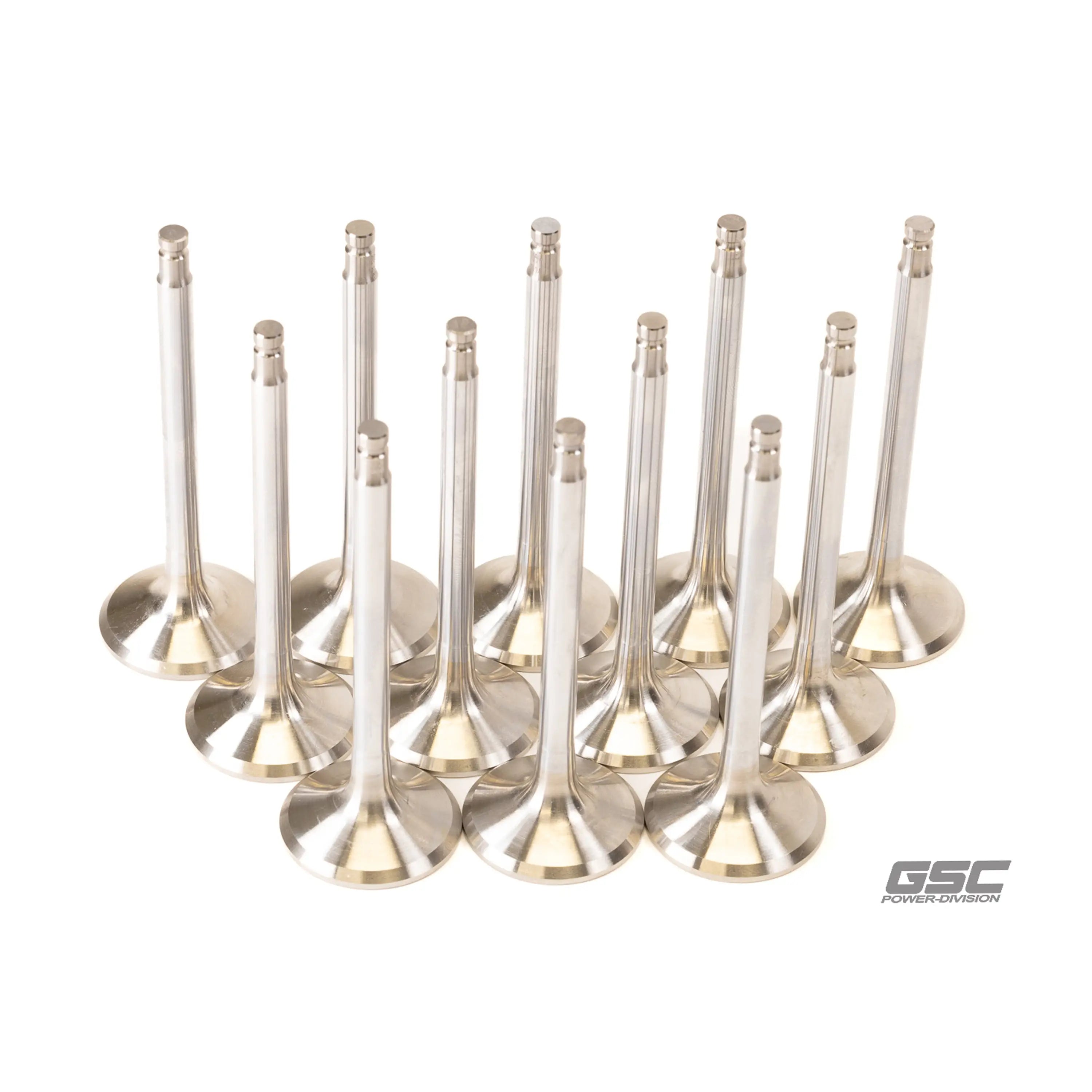 GSC POWER DIVISION 6.6MM STEM +1MM SUPER ALLOY EXHAUST VALVES NISSAN VR38DETT - Subzero Motorsports - FOR NISSAN GTR R35