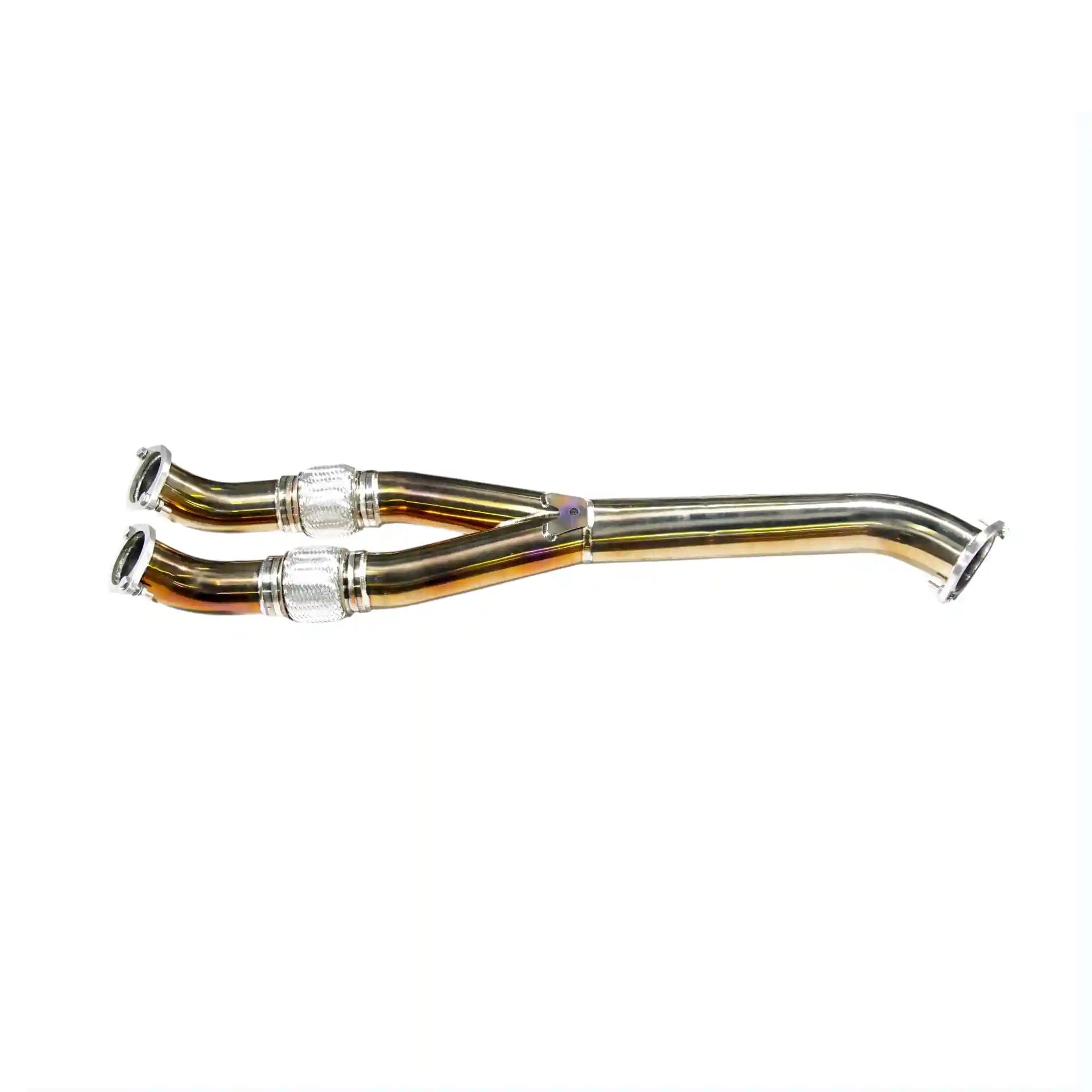 SZM Y-PIPE GOLDEN TITANIUM ALLOY NISSAN GTR R35