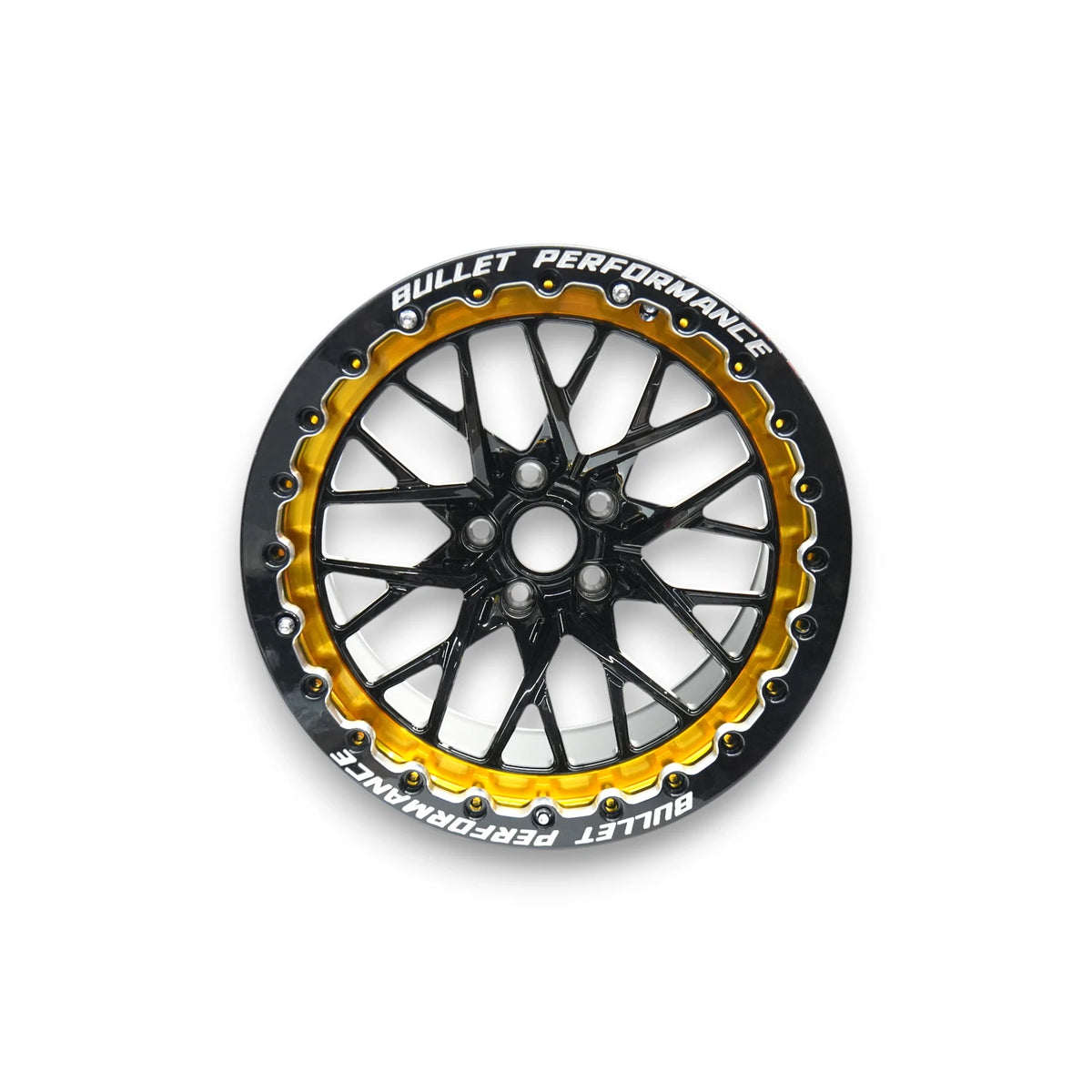 NISSAN GTR R35 BULLET RIMS 18" GOLD - FULL SET (FRONT 18X10J ET35 / REAR 18X11J ET18)