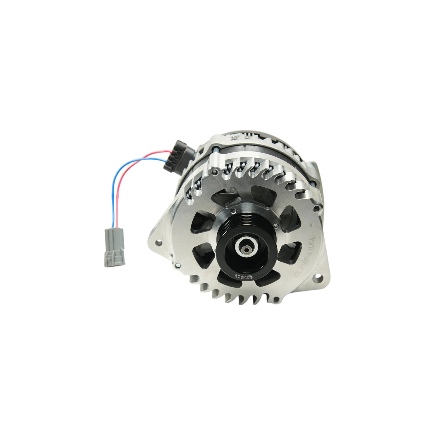ALTERNADOR SZM ALTO RENDIMENTO 270A EM ALUMÍNIO FRESADO NISSAN GTR R35